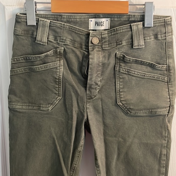 Paige Hoxton Ankle Zip stretch twill 28 - Picture 2 of 6